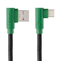 CABLE MICRO USB TIPO C HUNE HIEDRA SUSTENTABLE TRENZADO CARGA RAPIDA Y DATOS 90ª 1.2M (BOSQUE) CABLE MICRO USB TIPO C HUNE HIEDRA SUSTENTABLE TRENZADO CARGA RAPIDA Y DATOS 90ª 1.2M (BOSQUE)